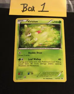 Pokemon Card TCG Virizion B&W Legendary Treasures 15/113 Holo Rare 2013-MP - Image 1