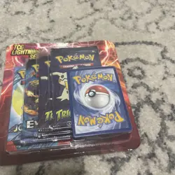 Pokemon TCG Lightning Set 4 Packs + 1 Card Factory Sealed, Fast Shipping! 97712544540 - Image 1