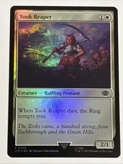 MTG Lord of the Rings Took Reaper Foil 0035 NM - Image 1