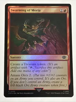 MTG Lord of the Rings Swarming of Moria Foil 0150 NM - Image 1
