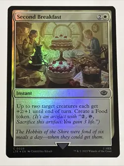 MTG Lord of the Rings Second Breakfast Foil 0029 NM - Image 1