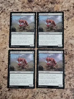 4x MTG Carrion Feeder Modern Horizons (Playset) - Unplayed NM x4 - Image 1