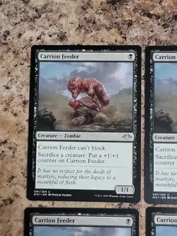 4x MTG Carrion Feeder Modern Horizons (Playset) - Unplayed NM x4 - Image 3