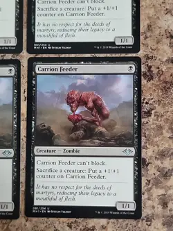 4x MTG Carrion Feeder Modern Horizons (Playset) - Unplayed NM x4 - Image 5