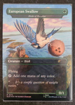 African European Swallow - Birds of Paradise Secret Lair Drop Foil *Near Mint* - Image 2