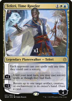 MTG Foil Ravnica Remastered RVR Teferi, Time Raveler MINT - Image 1