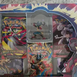 Pokemon Mega Lucario ex Premium Figure Collection Box NEW & SEALED, in hand - Image 3