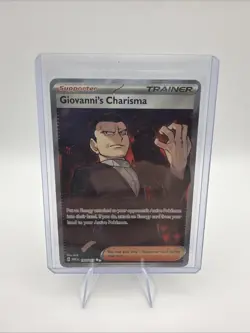 Giovanni's Charisma SR 197/165 Ultra Rare Pokemon Scarlet & Violet 151 MINT - Image 1