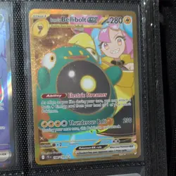 Ionos Bellibolt EX 188/159 Gold Hyper Rare - Journey Together Pokemon TCG 2025 - Image 1