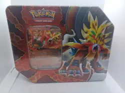 Pokemon TCG Gouging Fire EX 5 Booster Pack Tin 2024 FACTORY SEALED - Image 1