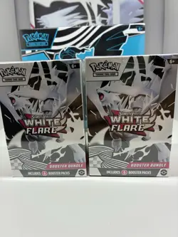 Pokemon TCG Scarlet and Violet Black Bolt ETB and 2x White Flare Booster Bundles - Image 4