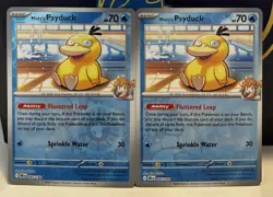(Set Of 2) Pokemon Destined Rivals TCG Reverse Holo - Misty's Psyduck (045/182) - Image 1