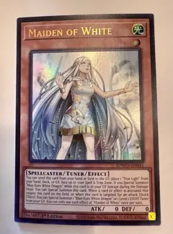 Maiden of White - SDWD-EN041 - Ultra Rare 1st Ed NM Yugioh - Image 1