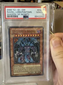 Yu-Gi-Oh! TCG Raviel, Lord of Phantasms Shadow of Infinity SOI-EN003 PSA 10 - Image 1