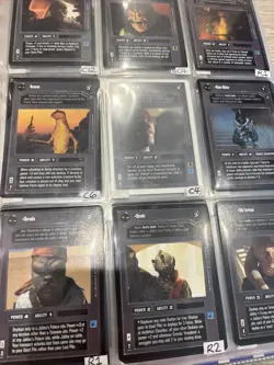 347 Star Wars STARWARS Cards NM-MINT Job Lot - Image 1
