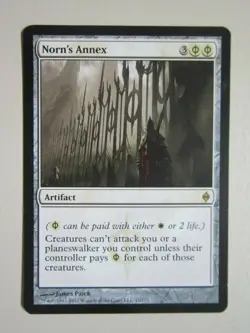 NORN'S ANNEX ARTIFACT CARD MTG MAGIC THE GATHERING 2011 NP NM- - Image 1