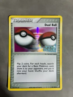 Pokemon TCG English Card Crystal Guardians Dual Ball 78/100 Reverse Holo - Image 1