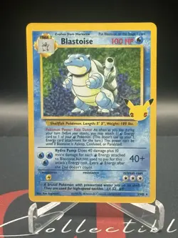 Pokemon TCG Blastoise Holo Rare Card Classic Collection 2/102 Celebrations - Image 1