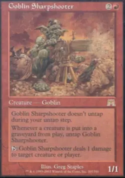 MTG English Goblin Sharpshooter NM Normal Onslaught - Image 1
