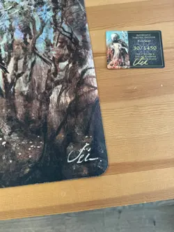 Nils Hamm/Seb McKinnon cola exclusive mtg playmat signed by Seb McKinnon - Image 2