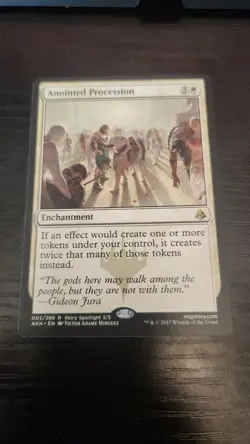 Amonkhet 002/269 Anointed Procession Regular Rare Card NM Magic the Gathering - Image 1