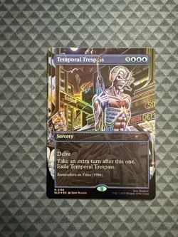 MTG Temporal Trespass #2190 Rainbow Foil Mythic Secret Lair Drop Series (SLD) - Image 1