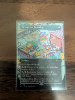 MTG Secret Lair Encyclopedia of Magic R Retrofitter Foundry #0018 - Image 1