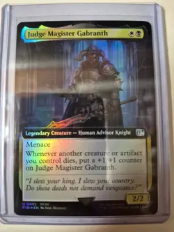 Judge Magister Gabranth Extended Art Final Fantasy Foil Near Mint - Image 1