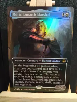 Odric, Lunarch Marshal FOIL (Borderless) - Innistrad Remastered - NM (see pics) - Image 1