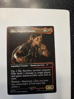 Ellie, Vengeful Hunter Non Foil Secret Lair MTG PlayStation The Last of Us II - Image 1