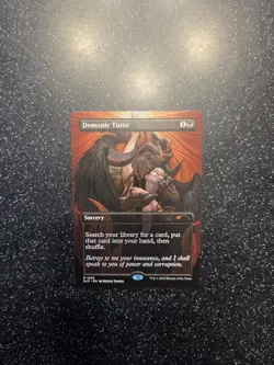 Secret Lair Mtg Kieran Yanner Demonic Tutor Non-foil - Image 1
