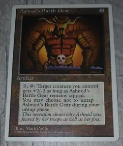 MtG Magic The Gathering - Ashnod's Battle Gear - 4th Edition - Lightly Played - Image 1