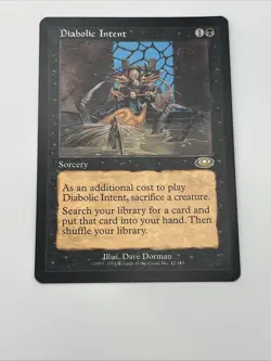 DIABOLIC INTENT MTG Planeshift - Rare - Pack to Sleeve - Never Played - NM - Image 4