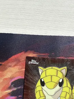 2000 Topps Chrome Series 1 Pokemon Sandshrew #27 Holo Foil - Image 2