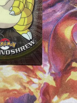 2000 Topps Chrome Series 1 Pokemon Sandshrew #27 Holo Foil - Image 4