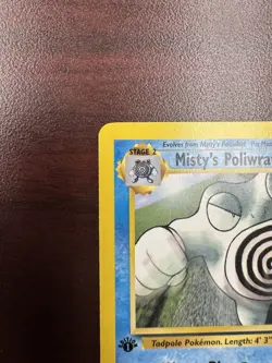 Pokemon Gym Heroes 1st Edition Misty's Poliwrath RARE 31/132 LP/LP+ - Image 3