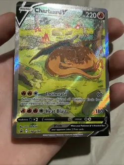 Pokemon TCG Charizard v SWSH260 Sword & Shield Promo Card Near Mint - Image 3