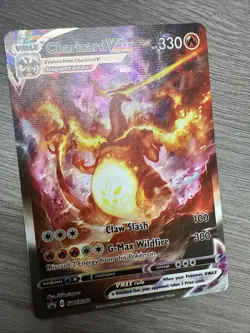 Pokemon TCG Charizard VMAX SWSH261 Black Star Promos Holo Card NM Condition - Image 1