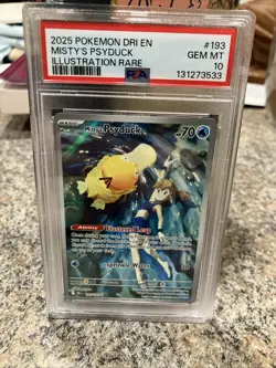 Pokemon TCG Misty's Psyduck Destined Rivals 193/182 Psa 10 Gem Mint - Image 1