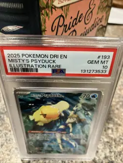 Pokemon TCG Misty's Psyduck Destined Rivals 193/182 Psa 10 Gem Mint - Image 2