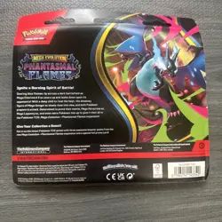*IN HAND* LOT OF (2) SEALED POKEMON TCG: PHANTASMAL FLAMES 3PK BLISTERS - Image 3