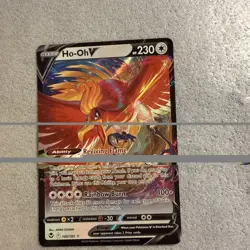 Pokemon TCG Ho-Oh v Sword & Shield Silver Tempest Holo Ultra Rare Card 140/195 - Image 1