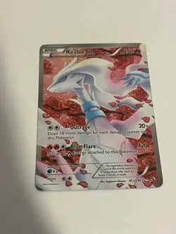 Pokemon TCG Reshiram Full Art RC22/RC25 Legendary Treasures Radiant Collection - Image 1