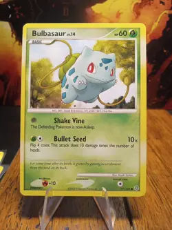 2007 Pokemon Secret Wonders Bulbasaur #77 Extremely LP - Image 1