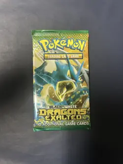 Pokemon Black & White Dragons Exalted Booster Pack Factory Sealed (Gyarados Art) - Image 1