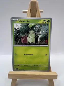 Chikorita 008/132 Non Holo Mega Evolution Common Pokemon 2025 Card English NM - Image 1