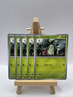 Chikorita 008/132 Non Holo Mega Evolution Common Pokemon 2025 Card English NM - Image 3