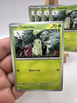Chikorita 008/132 Non Holo Mega Evolution Common Pokemon 2025 Card English NM - Image 4