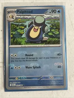 POKEMON TCG PALPITOAD 020/086 MASTER BALL PATTERN COMMON SV: BLACK BOLT - Image 1