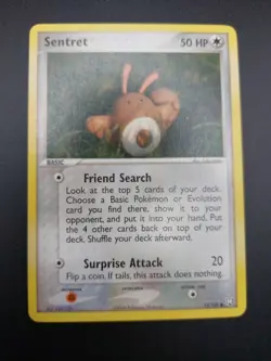 Pokemon Card SENTRET 75/109 Common 2004 EX TEAM ROCKET RETURNS - Image 1